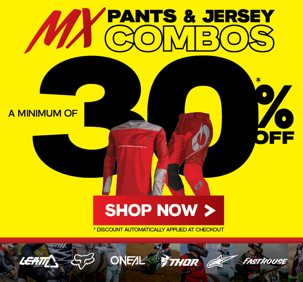 MX Pants & Jersey Combo Sale