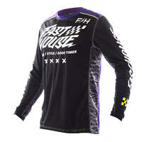 Fasthouse Grindhouse Rufio Jersey - Black/Purple