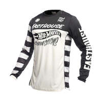 Fasthouse Grindhouse Hot Wheels Youth Jersey - Black/White