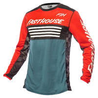 Fasthouse Grindhouse Omega Jersey - Red/White/Blue