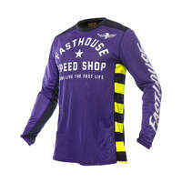 Fasthouse A/C Grindhouse Youth Jersey - Purple/Black/Yellow