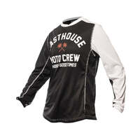 Fasthouse Grindhouse Slammer Youth Girls Jersey - Black/White