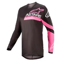 Alpinestars 2022 Womens Stella Fluid Chaser Black Pink Jersey