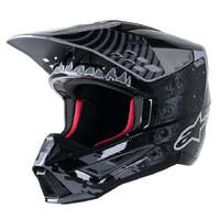 Alpinestars SM5 Solar Flare Helmet - Black/Grey