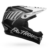 Bell Moto-9 MIPS Youth Fasthouse Flying Colour Matte Helmet - Black/Grey/Red