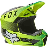 Fox V1 Ridl Helmet - Fluro Yellow