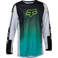 Fox 2023 180 Leed Youth Jersey - Teal/Black/White