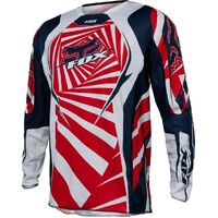 Fox 2023 180 Goat Youth Jersey - Navy/Red/White