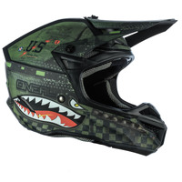 Oneal 5 Series Warhawk Black Green Helmet