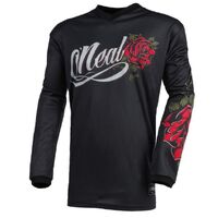 Oneal 2022 Womens Element Roses Black Red Jersey