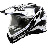 Oneal Sierra Dual Sport White Blue Helmet