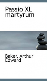 Cover Passio Xl Martyrum