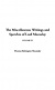Cover The Miscellaneous Writings And Speeches of Lord Macaulay