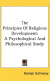 Cover The Principles of Religious Development