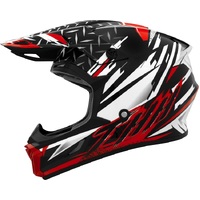 THH Youth T710X Assault Matte White Red Helmet