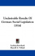 Cover Undesirable Results of German Social Legislation