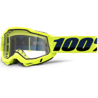 100% Accuri 2 Enduro Moto Yellow Clear Goggles